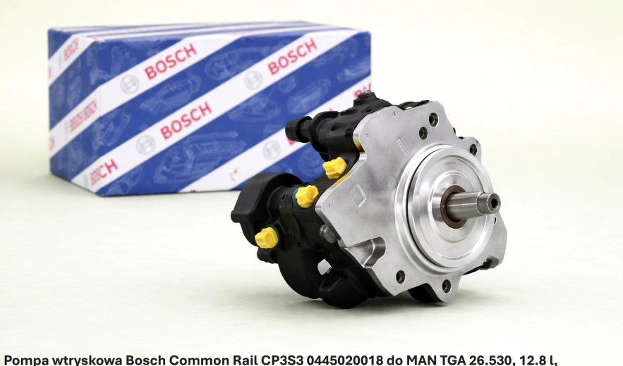 Pompa wtryskowa Bosch Common Rail CP3S3 0445020018 do MAN TGA 26.530, 12.8 l, D2876 LF13 - nowa, regeneracja, cena