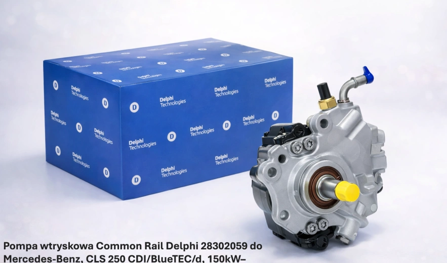 Pompa wtryskowa Common Rail Delphi 28302059 do Mercedes-Benz, CLS 250 CDI/BlueTEC/d, 150kW– nowa, regeneracja