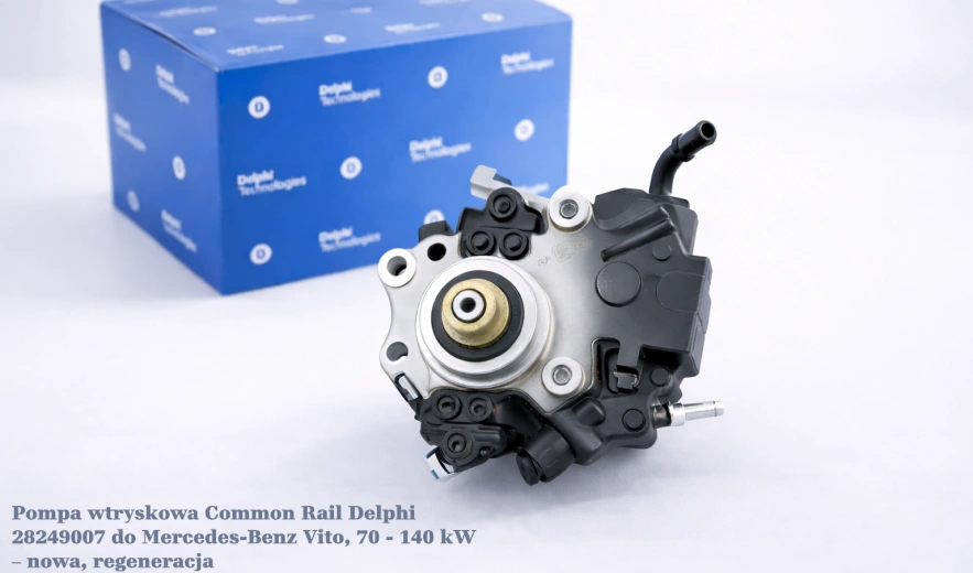 Pompa wtryskowa Common Rail Delphi 28249007 do Mercedes-Benz Vito, 70 - 140 kW – nowa, regeneracja