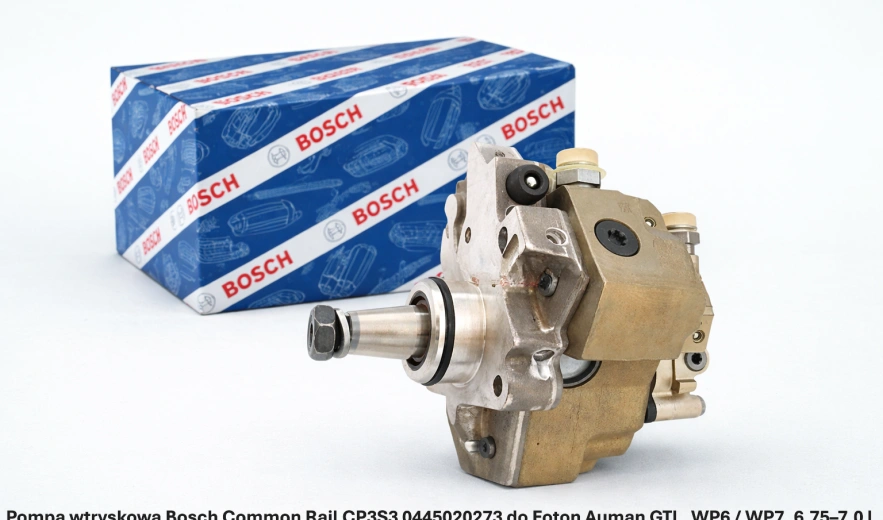 Pompa wtryskowa Bosch Common Rail CP3S3 0445020273 do Foton Auman GTL, WP6 / WP7, 6.75–7.0 l - nowa, regeneracja, cena