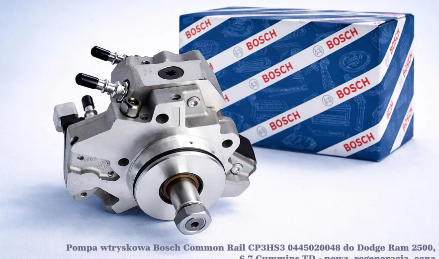 Pompa wtryskowa Bosch Common Rail CP3HS3 0445020048 do Dodge Ram 2500, 6.7 Cummins TD - nowa, regeneracja, cena