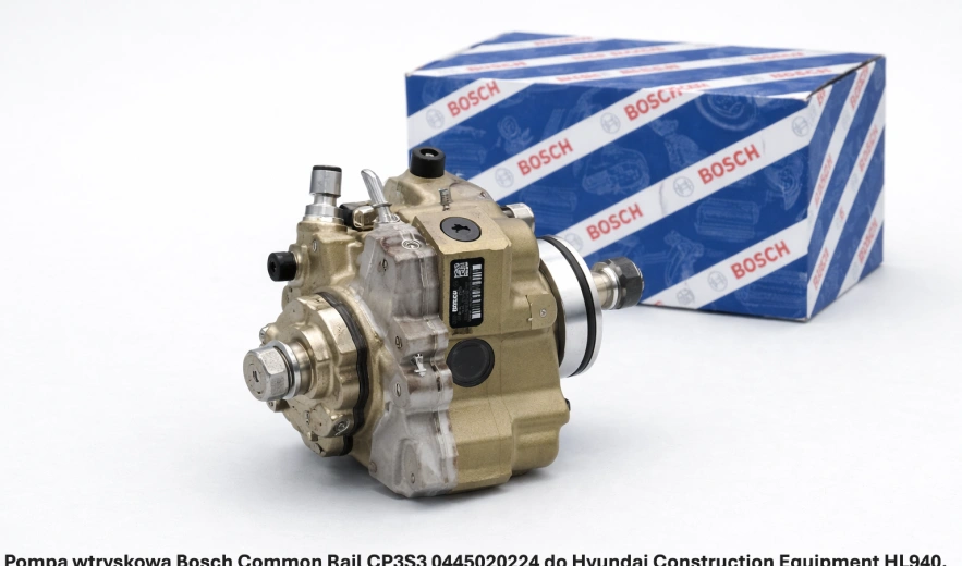 Pompa wtryskowa Bosch Common Rail CP3S3 0445020224 do Hyundai Construction Equipment HL940, Cummins QSB6.7 - nowa, regeneracja, cena