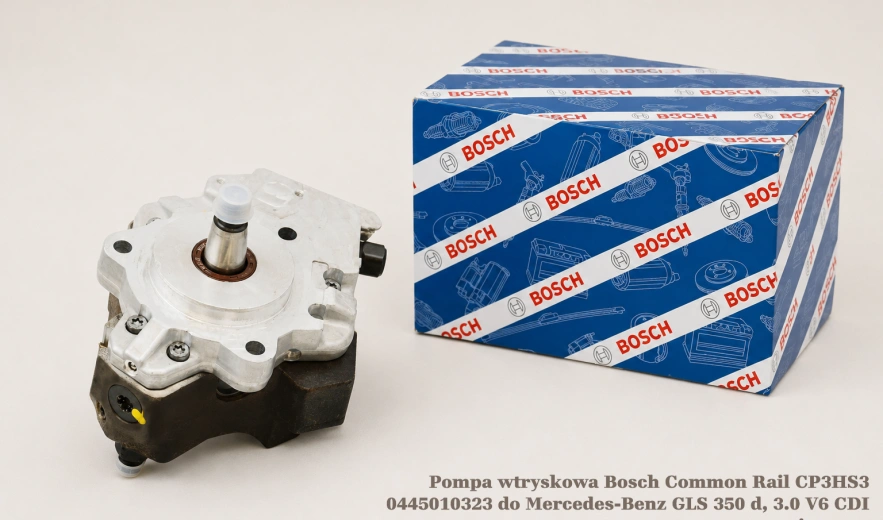 Pompa wtryskowa Bosch Common Rail CP3HS3 0445010323 do Mercedes-Benz GLS 350 d, 3.0 V6 CDI - nowa, regeneracja, cena