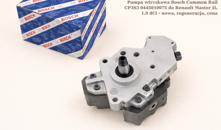 Pompa wtryskowa Bosch Common Rail CP3S3 0445010075 do Renault Master II, 1.9 dCi - nowa, regeneracja, cena