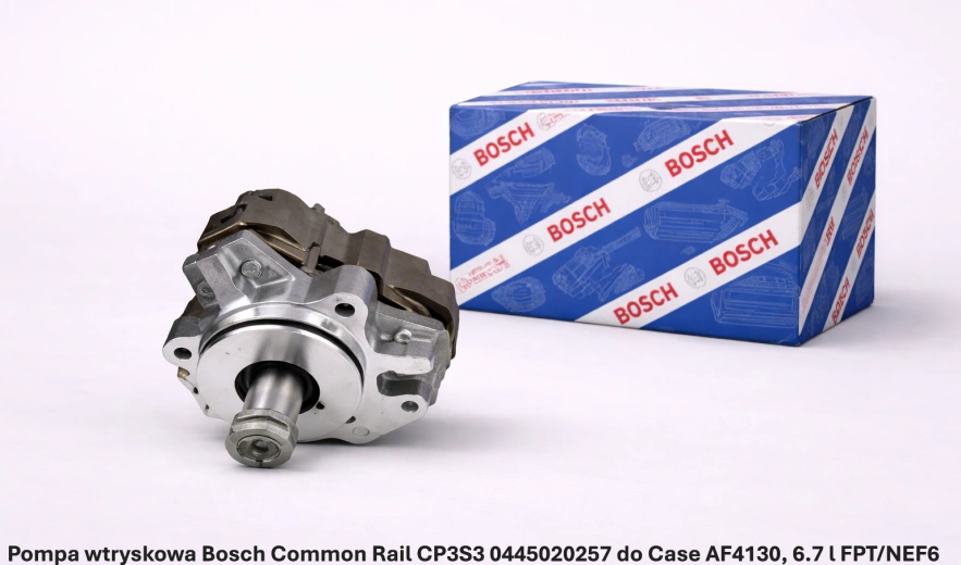 Pompa wtryskowa Bosch Common Rail CP3S3 0445020257 do Case AF4130, 6.7 l FPT/NEF6 - nowa, regeneracja, cena