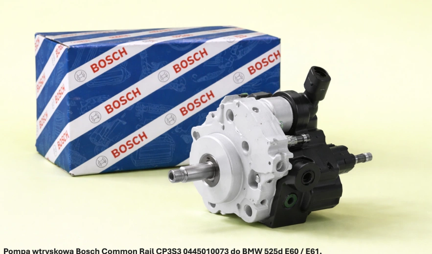 Pompa wtryskowa Bosch Common Rail CP3S3 0445010073 do BMW 525d E60 / E61, 2.5d - nowa, regeneracja, cena