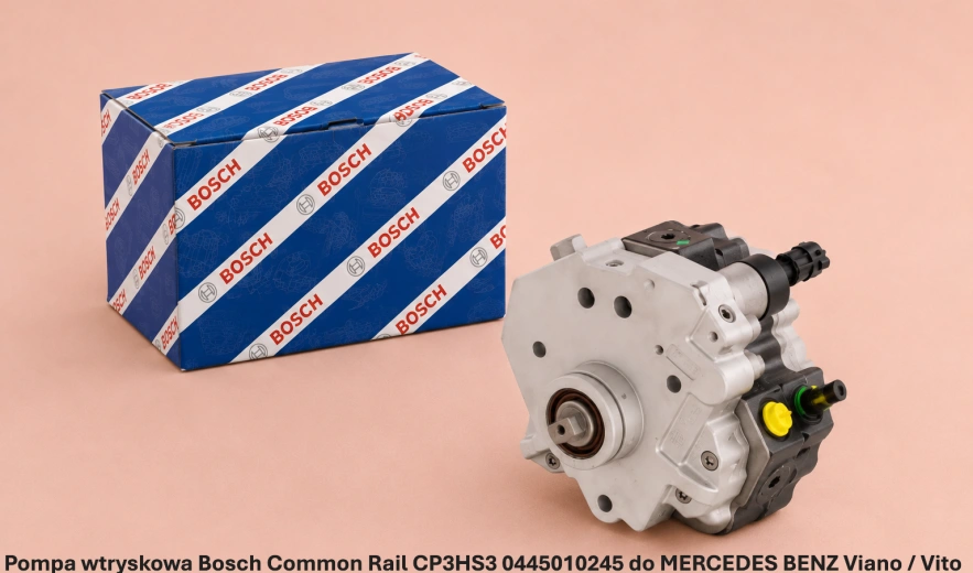 Pompa wtryskowa Bosch Common Rail CP3HS3 0445010245 do MERCEDES BENZ Viano / Vito - CDI 3.0 / 122 CDI, 3.0 l, 165 kW - nowa, regeneracja, cena
