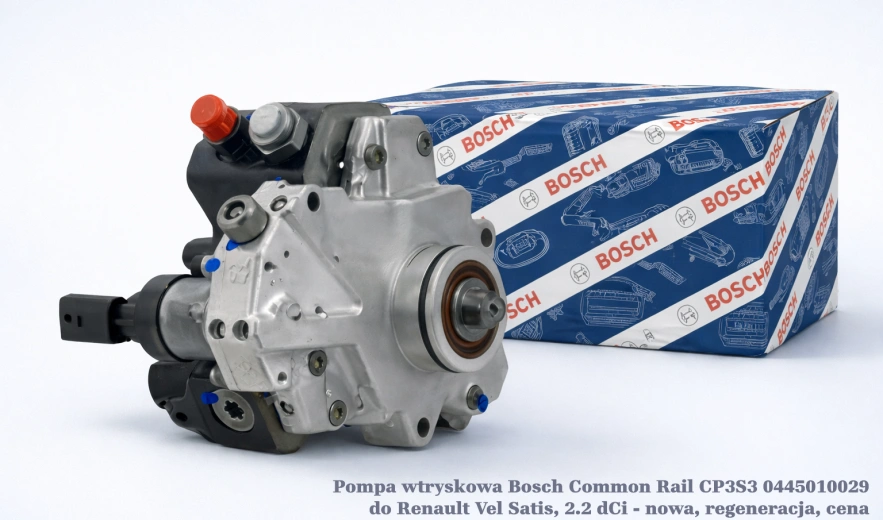 Pompa wtryskowa Bosch Common Rail CP3S3 0445010029 do Renault Vel Satis, 2.2 dCi - nowa, regeneracja, cena