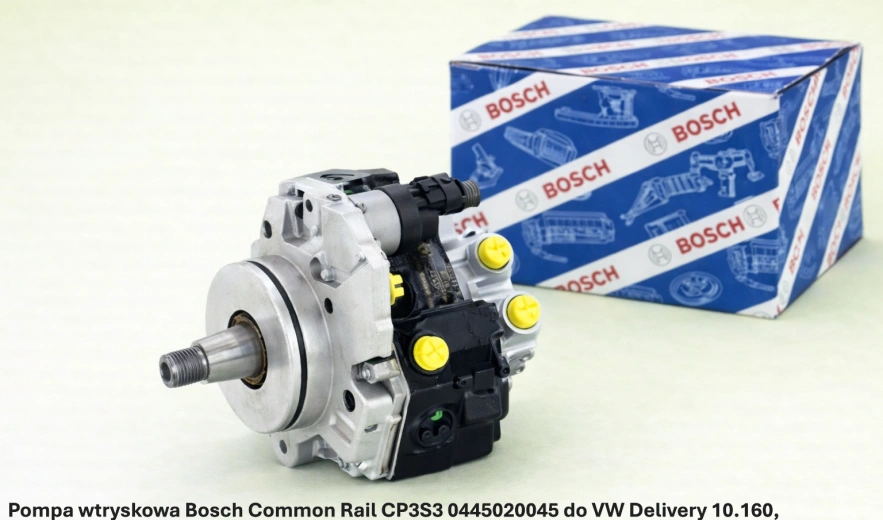 Pompa wtryskowa Bosch Common Rail CP3S3 0445020045 do VW Delivery 10.160, ISF 160 (3.8) - nowa, regeneracja, cena
