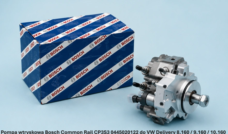 Pompa wtryskowa Bosch Common Rail CP3S3 0445020122 do VW Delivery 8.160 / 9.160 / 10.160 - 3.8 l - nowa, regeneracja, cena