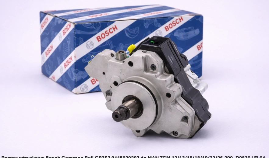 Pompa wtryskowa Bosch Common Rail CP3S3 0445020207 do MAN TGM 12/13/15/18/19/22/26.290, D0836 LFL64, 6.9 l- nowa, regeneracja, cena
