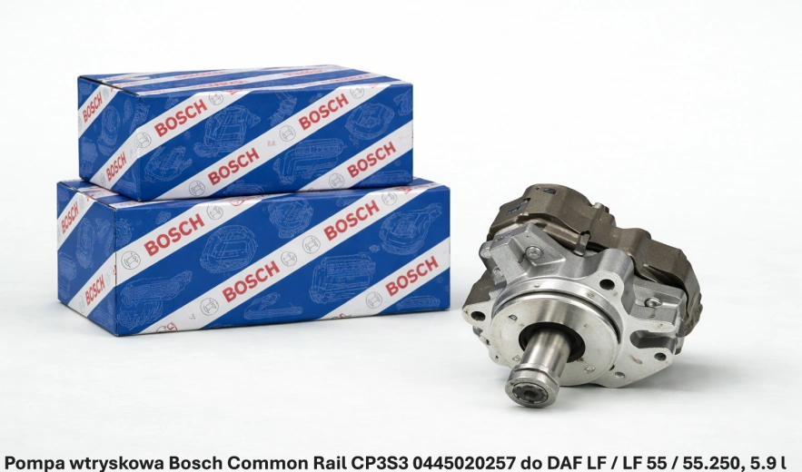 Pompa wtryskowa Bosch Common Rail CP3S3 0445020257 do DAF LF / LF 55 / 55.250 — 5.9 l - nowa, regeneracja, cena