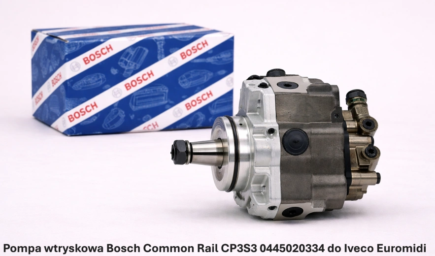 Pompa wtryskowa Bosch Common Rail CP3S3 0445020334 do Iveco Euromidi – nowa, regeneracja, cena