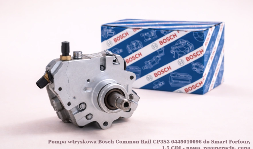 Pompa wtryskowa Bosch Common Rail CP3S3 0445010096 do Smart Forfour, 1.5 CDI - nowa, regeneracja, cena