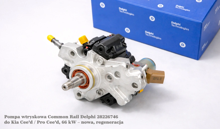 Pompa wtryskowa Common Rail Delphi 28226746 do Kia Cee’d / Pro Cee’d, 66 kW – nowa, regeneracja