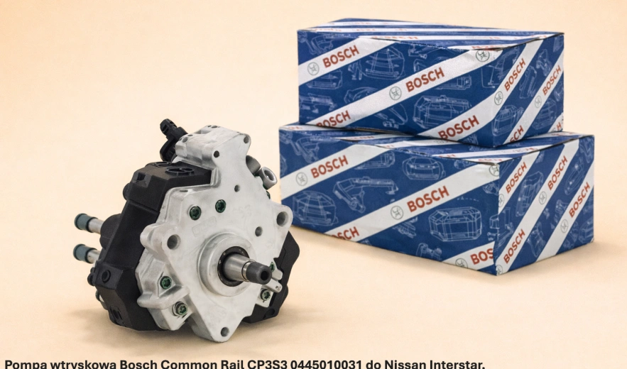 Pompa wtryskowa Bosch Common Rail CP3S3 0445010031 do Nissan Interstar, 1.9 dCi - nowa, regeneracja, cena