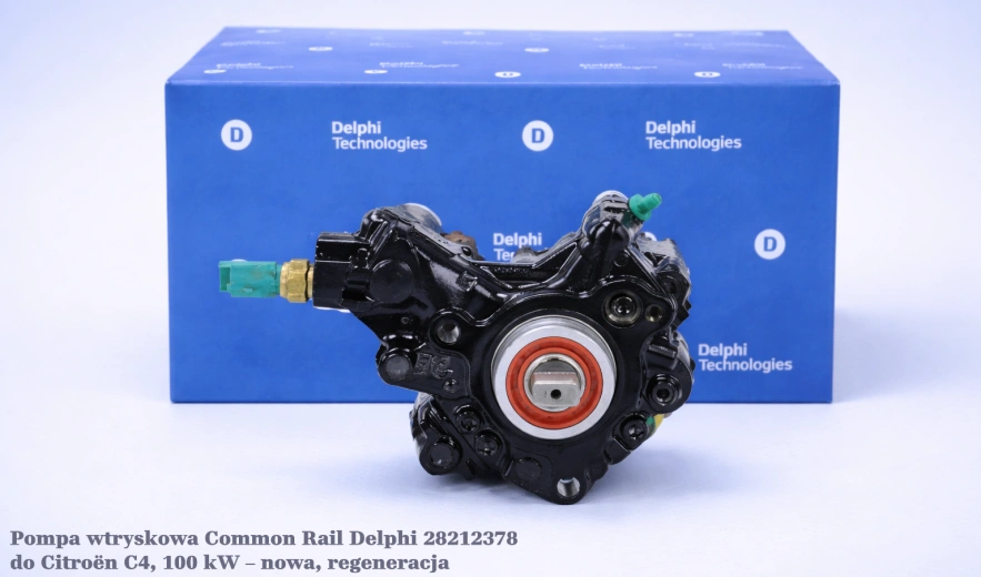 Pompa wtryskowa Common Rail Delphi 28212378 do Citroën C4, 100 kW – nowa, regeneracja