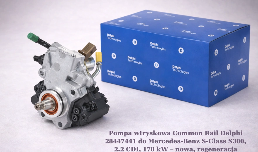 Pompa wtryskowa Common Rail Delphi 28447441 do Mercedes-Benz S-Class S300, 2.2 CDI, 170 kW – nowa, regeneracja