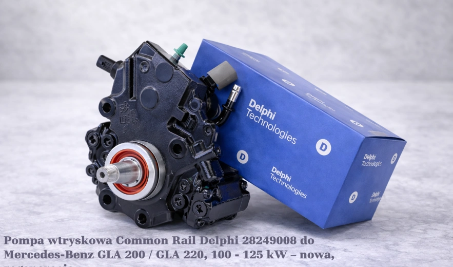 Pompa wtryskowa Common Rail Delphi 28249008 do Mercedes-Benz GLA 200 / GLA 220, 100 - 125 kW – nowa, regeneracja