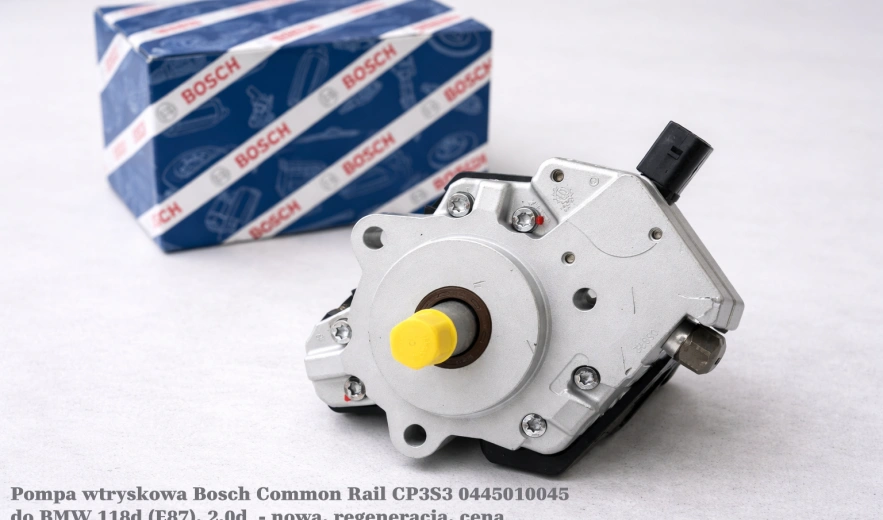 Pompa wtryskowa Bosch Common Rail CP3S3 0445010045 do BMW 118d (E87), 2.0d - nowa, regeneracja, cena