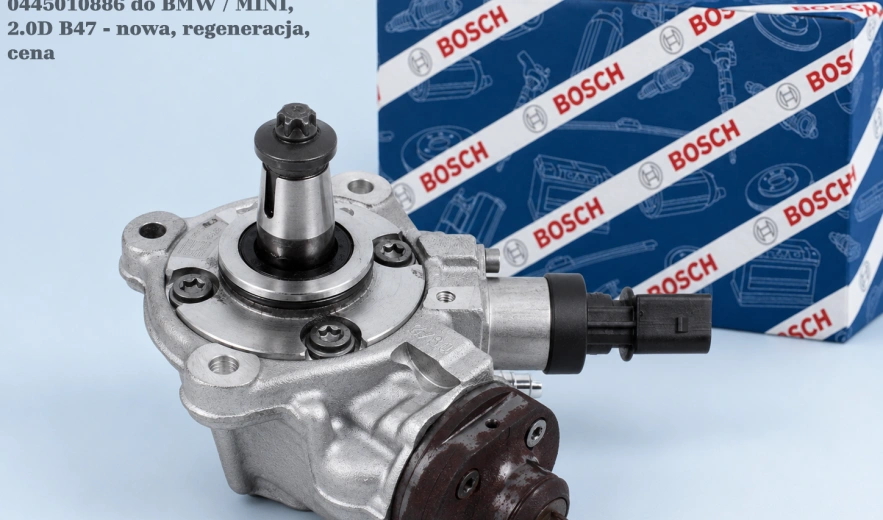 Pompa wtryskowa Bosch Common Rail CP4 0445010886 do BMW / MINI, 2.0D B47 - nowa, regeneracja, cena