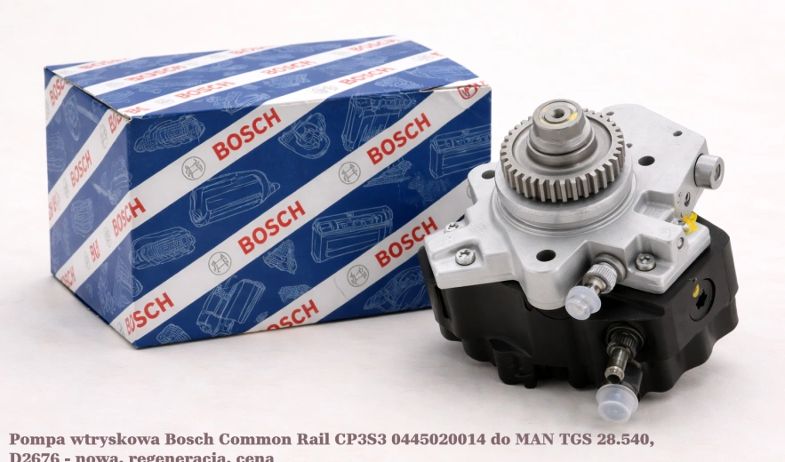 Pompa wtryskowa Bosch Common Rail CP3S3 0445020014 do MAN TGS 28.540, D2676 - nowa, regeneracja, cena