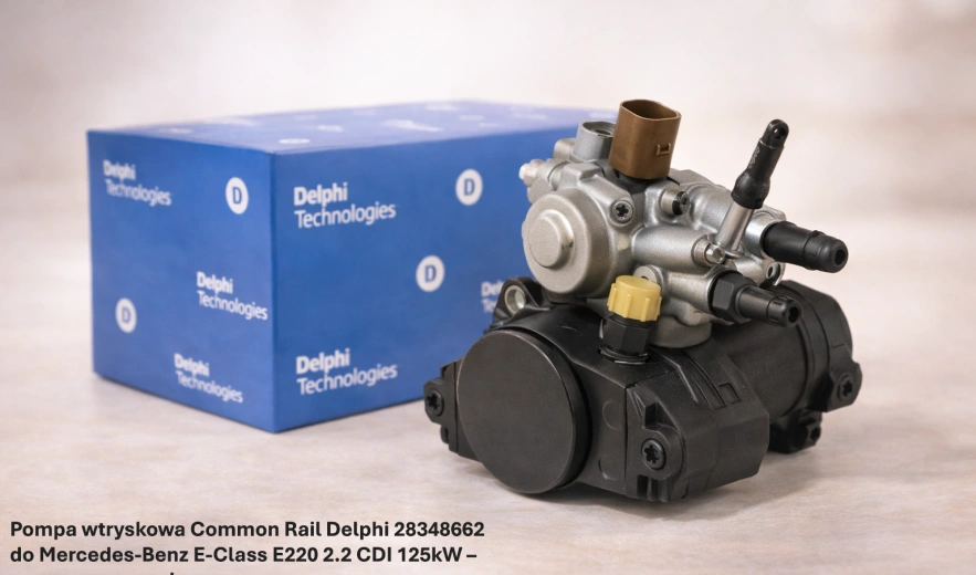 Pompa wtryskowa Common Rail Delphi 28348662 do Mercedes-Benz E-Class E220 2.2 CDI 125kW – nowa, regeneracja