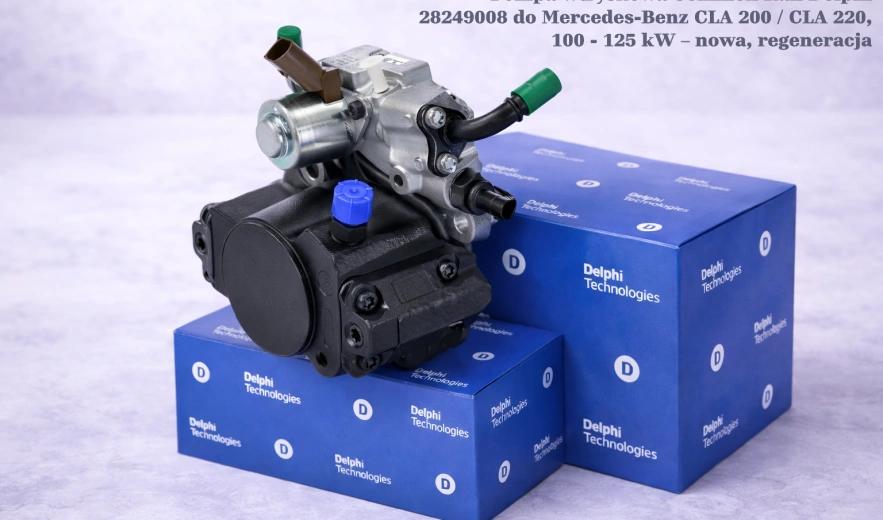 Pompa wtryskowa Common Rail Delphi 28249008 do Mercedes-Benz CLA 200 / CLA 220, 100 - 125 kW – nowa, regeneracja