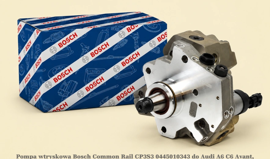 Pompa wtryskowa Bosch Common Rail CP3S3 0445010343 do Audi A6 C6 Avant, 2.7 / 3.0 TDI quattro - nowa, regeneracja, cena