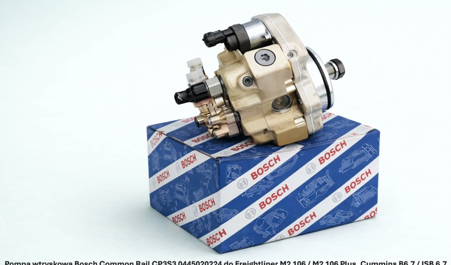 Pompa wtryskowa Bosch Common Rail CP3S3 0445020224 do Freightliner M2 106 / M2 106 Plus, Cummins B6.7 / ISB 6.7 - nowa, regeneracja, cena