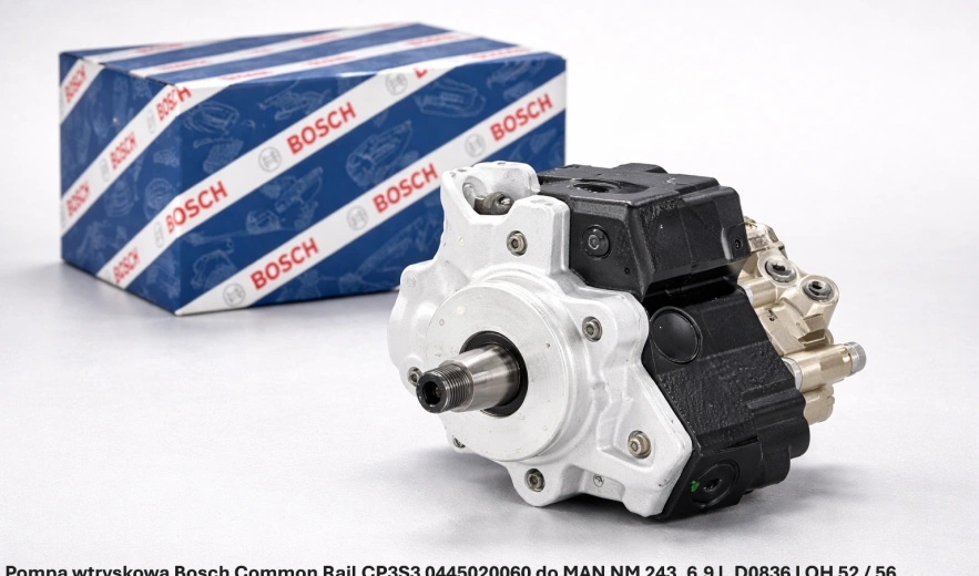 Pompa wtryskowa Bosch Common Rail CP3S3 0445020060 do MAN NM 243, 6.9 l, D0836 LOH 52 / 56 - nowa, regeneracja, cena