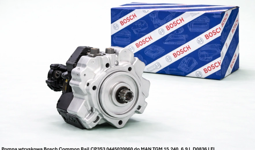 Pompa wtryskowa Bosch Common Rail CP3S3 0445020060 do MAN TGM 15.240, 6.9 l, D0836 LFL 40 / 50 / 53 - nowa, regeneracja, cena