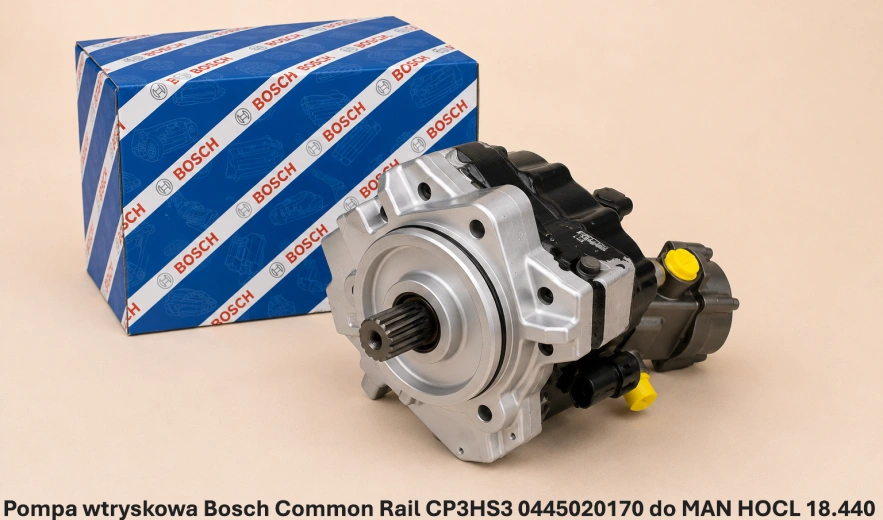 Pompa wtryskowa Bosch Common Rail CP3HS3 0445020170 do MAN HOCL 18.440 - D2676 - nowa, regeneracja, cena