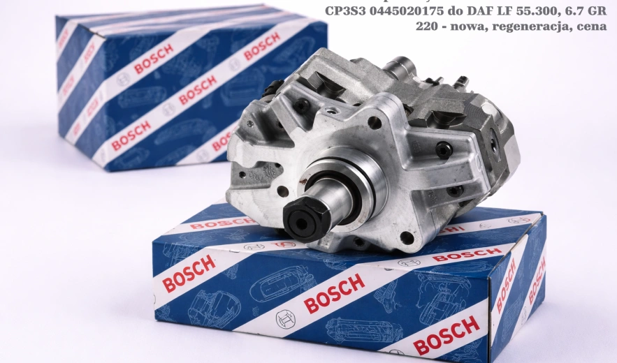 Pompa wtryskowa Bosch Common Rail CP3S3 0445020175 do DAF LF 55.300, 6.7 GR 220 - nowa, regeneracja, cena