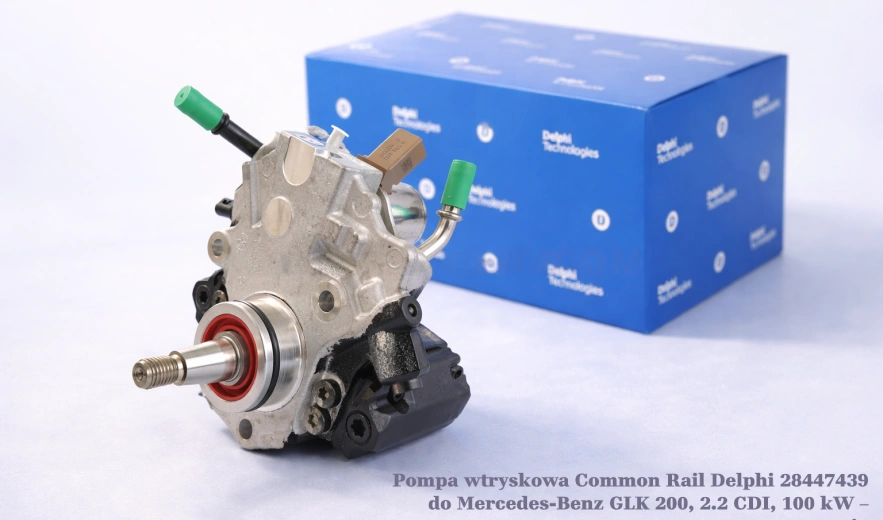 Pompa wtryskowa Common Rail Delphi 28447439 do Mercedes-Benz GLK 200, 2.2 CDI, 100 kW – nowa, regeneracja
