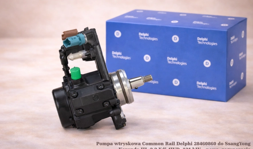 Pompa wtryskowa Common Rail Delphi 28460860 do SsangYong Korando III, 2.2 Xdi 4WD, 131 kW – nowa, regeneracja