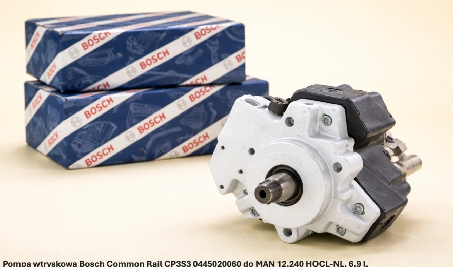 Pompa wtryskowa Bosch Common Rail CP3S3 0445020060 do MAN 12.240 HOCL-NL, 6.9 l, D0836 LOH 56 - nowa, regeneracja, cena