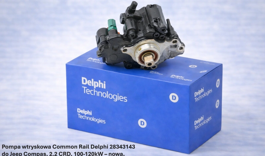 Pompa wtryskowa Common Rail Delphi 28343143 do Jeep Compass, 2.2 CRD, 100-120kW – nowa, regeneracja