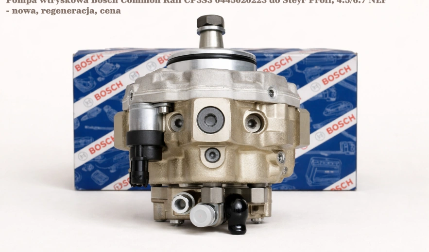 Pompa wtryskowa Bosch Common Rail CP3S3 0445020223 do Steyr Profi, 6.7 F4AFE612 - nowa, regeneracja, cena