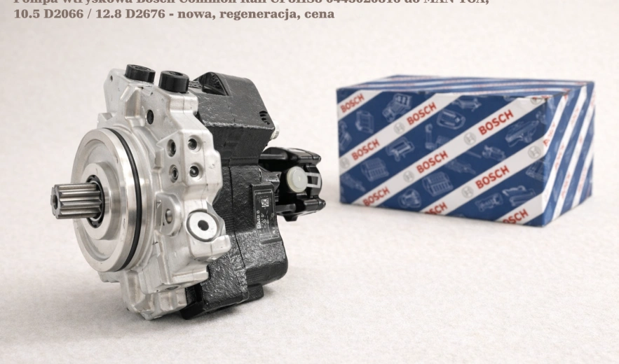 Pompa wtryskowa Bosch Common Rail CP3HS3 0445020316 do MAN TGA, 10.5 D2066 / 12.8 D2676 - nowa, regeneracja, cena