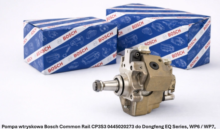 Pompa wtryskowa Bosch Common Rail CP3S3 0445020273 do Dongfeng EQ Series, WP6 / WP7, 6.75 - 7.0 l - nowa, regeneracja, cena