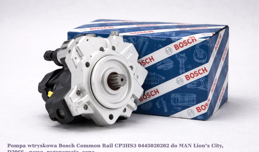 Pompa wtryskowa Bosch Common Rail CP3HS3 0445020202 do MAN Lion’s City, D2066 - nowa, regeneracja, cena