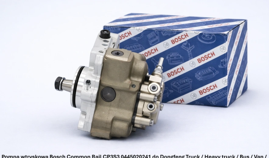 Pompa wtryskowa Bosch Common Rail CP3S3 0445020241 do Dongfeng Truck / Heavy truck / Bus / Van / Commercial vehicle, ISDe245, 6.7 l - nowa, regeneracja, cena