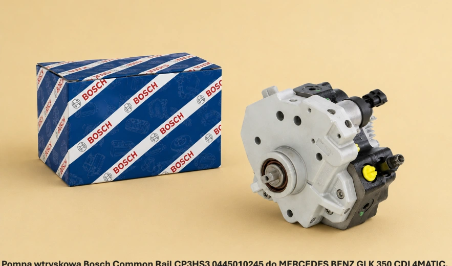 Pompa wtryskowa Bosch Common Rail CP3HS3 0445010245 do MERCEDES BENZ GLK 350 CDI 4MATIC, 3.0 l, 165–195 kW - nowa, regeneracja, cena