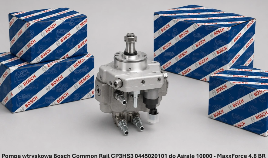 Pompa wtryskowa Bosch Common Rail CP3HS3 0445020101 do Agrale 10000 - MaxxForce 4.8 BR - nowa, regeneracja, cena