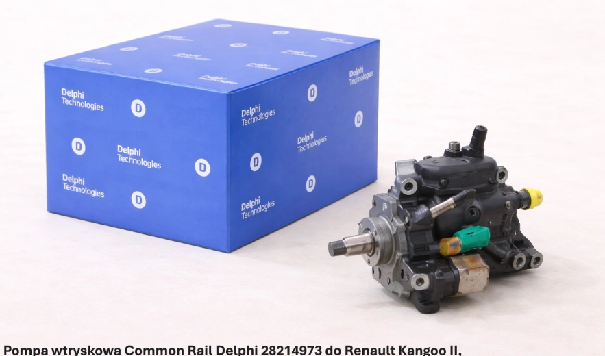 Pompa wtryskowa Common Rail Delphi 28214973 do Renault Kangoo II, 66kW– nowa, regeneracja