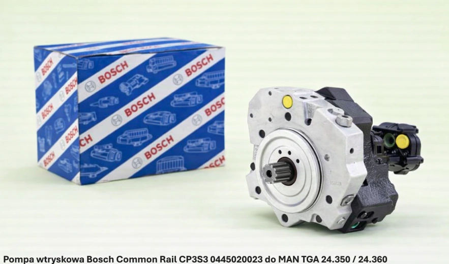 Pompa wtryskowa Bosch Common Rail CP3S3 0445020023 do MAN TGA 24.350 / 24.360 – D2066 LF03/LF13 - nowa, regeneracja, cena