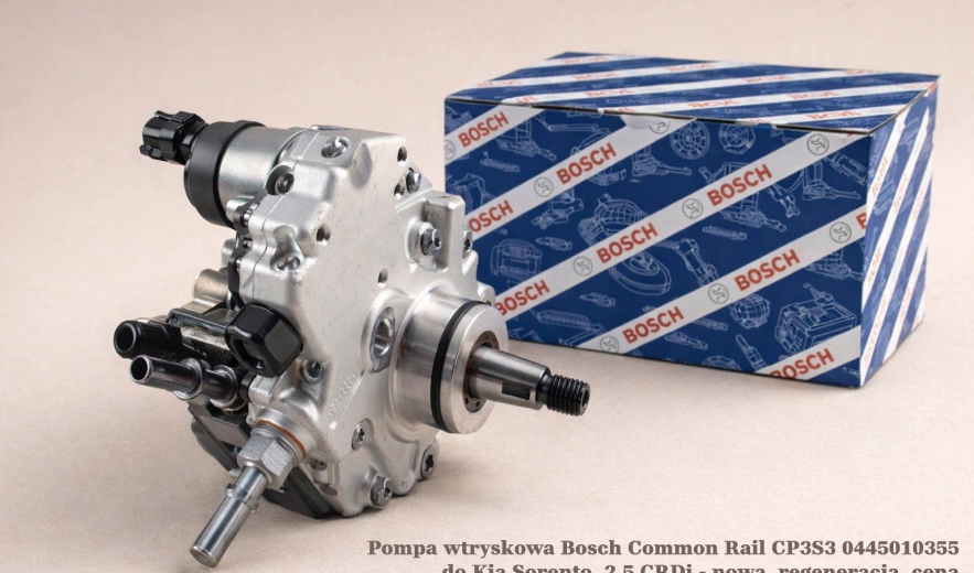 Pompa wtryskowa Bosch Common Rail CP3S3 0445010355 do Kia Sorento, 2.5 CRDi - nowa, regeneracja, cena