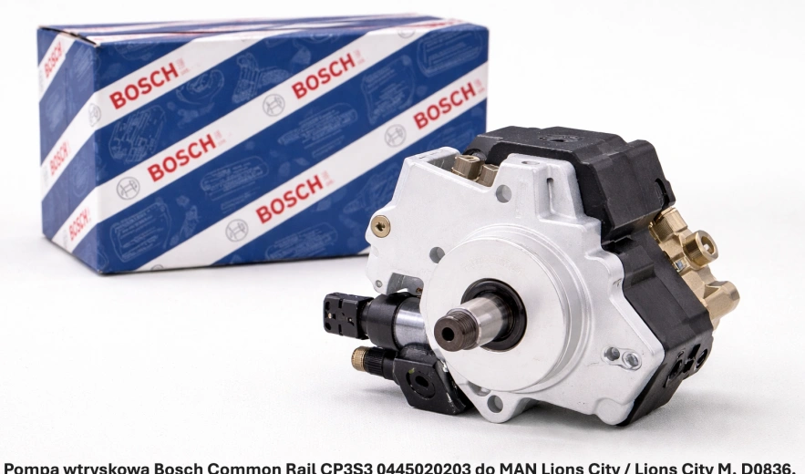 Pompa wtryskowa Bosch Common Rail CP3S3 0445020203 do MAN Lions City / Lions City M, D0836, 6.9 l - nowa, regeneracja, cena