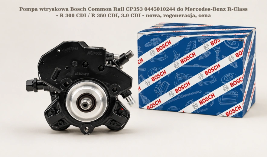 Pompa wtryskowa Bosch Common Rail CP3S3 0445010244 do Mercedes-Benz R-Class - R 300 CDI / R 350 CDI, 3.0 CDI - nowa, regeneracja, cena